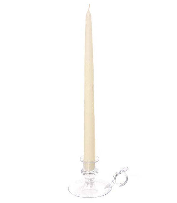 0012-PT-12-WHI (11925) - Taper Candle 12" White