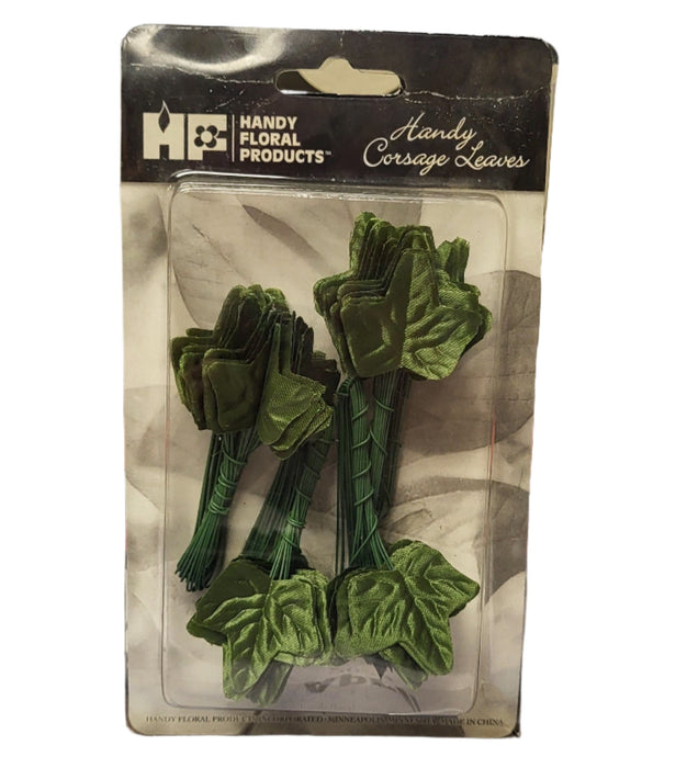 1003/GR (10367) - Corsage Ivy Leaf Small, Green 100/Pack