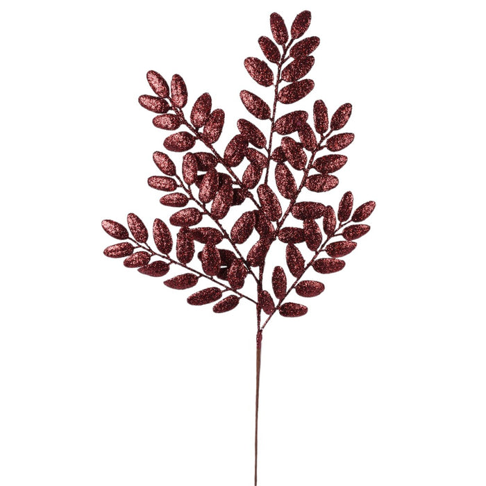 116940 (4019) - Honey Locust Glitter Spray Merlot 22"