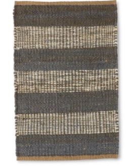 17738A (29658) - Blue & Cream Rug 36" X 24"