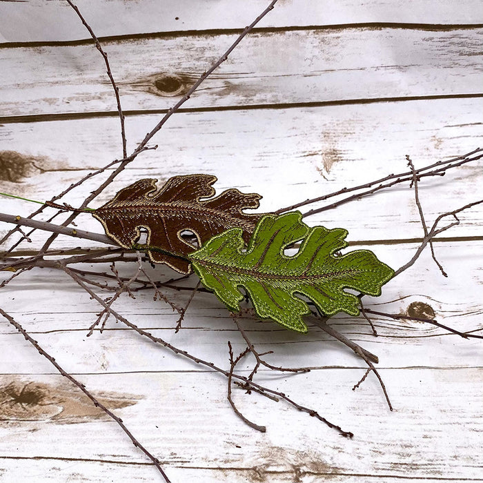 DS18-3507 (31979) - Double Oak Leaf Clip Orna Gr 7"