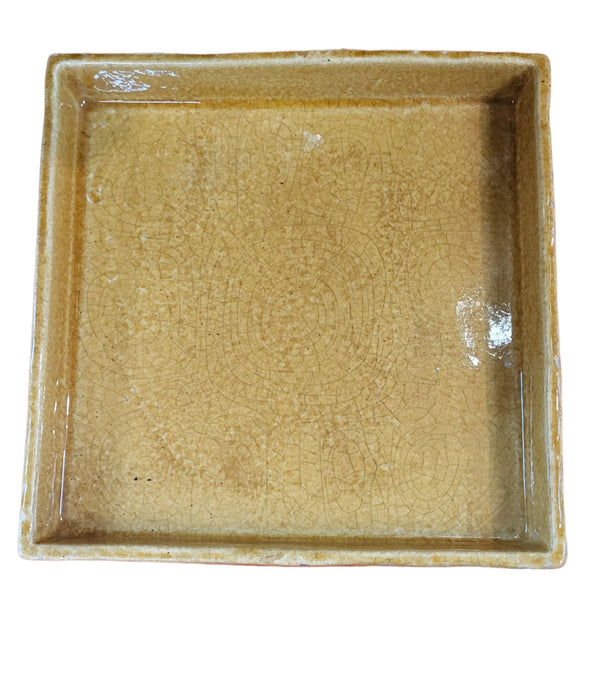 18094++ (20037) - Square Tray Yellow Large