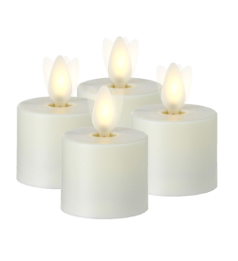 18225 (30294) - Moving Flame Ivo Tealite Set/4