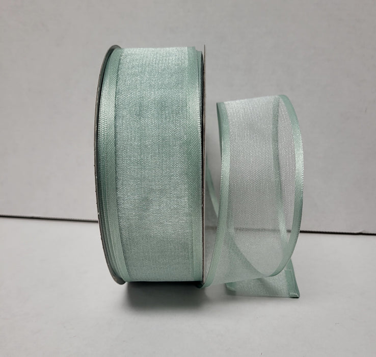 191505 (26733) - Charisse Wired Edge #9 - 1.5" x 50yd - Shale