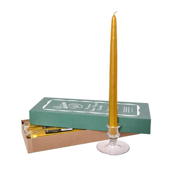 0012-PT-06-GOL (13132) - Taper Candle 12" Gold