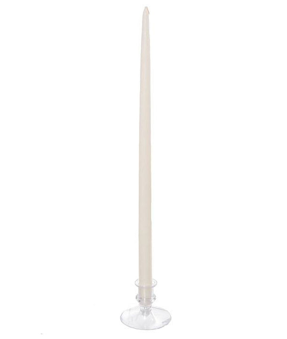 0018-PT-12-WHI (11928) - Taper Candle 18" White