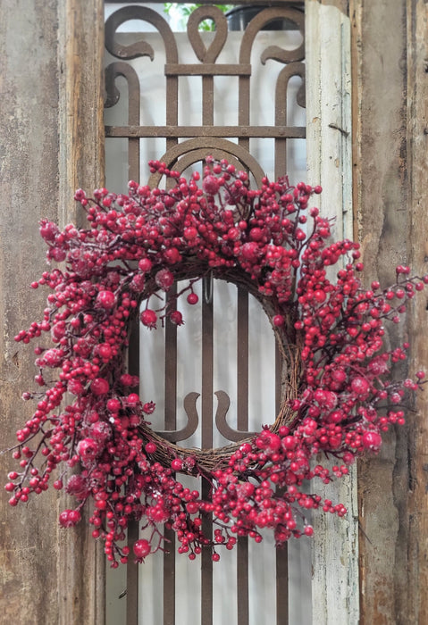 260214RD (29793) - Berry Wreath 25"