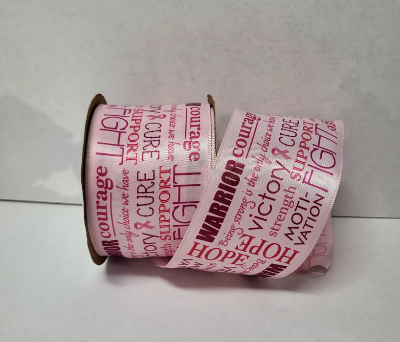 286966 (25569) - Wired Courage #40 - 2.5" x 10yd - Pink