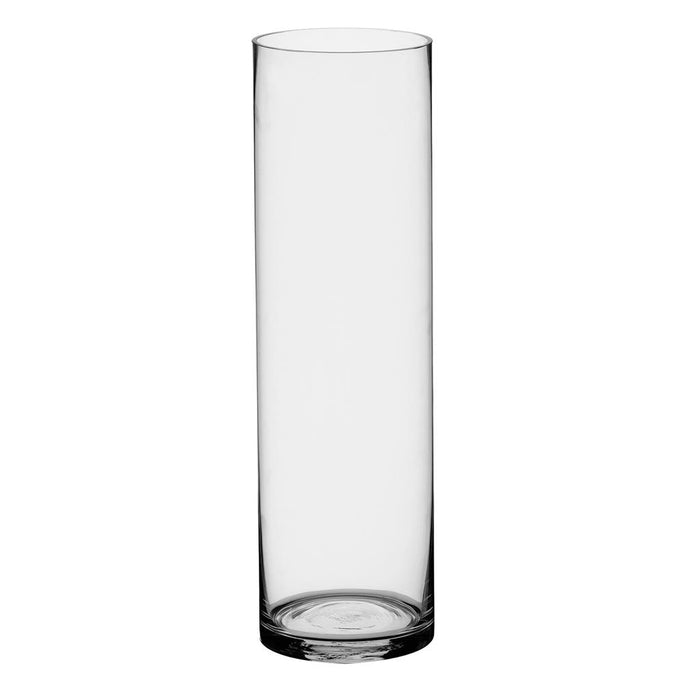 3040-04-09 (17543) - Cylinder Vase 4"X18" Clear 4/Cs