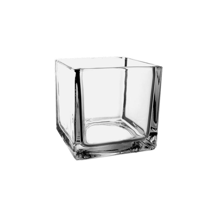 3066-06-09 (24335) - Cube 6"X 6"X 6" Clear 6/Cs