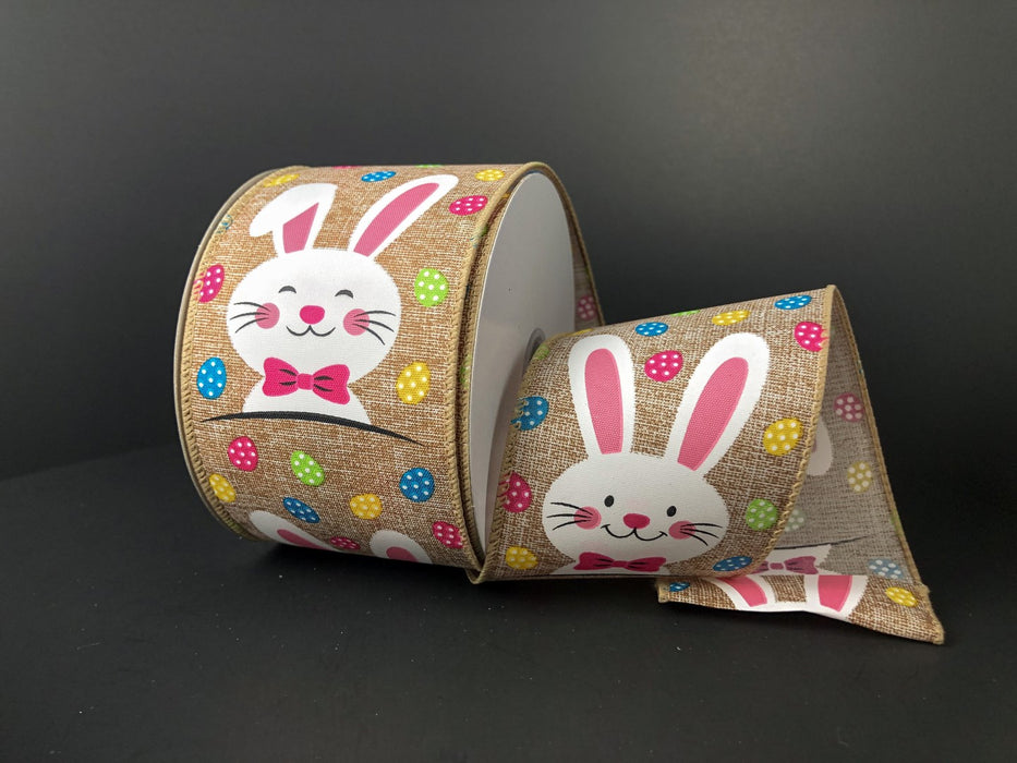 31216-40-15 (29527) - Happy Bunny Nat Print 2.5"X10Y