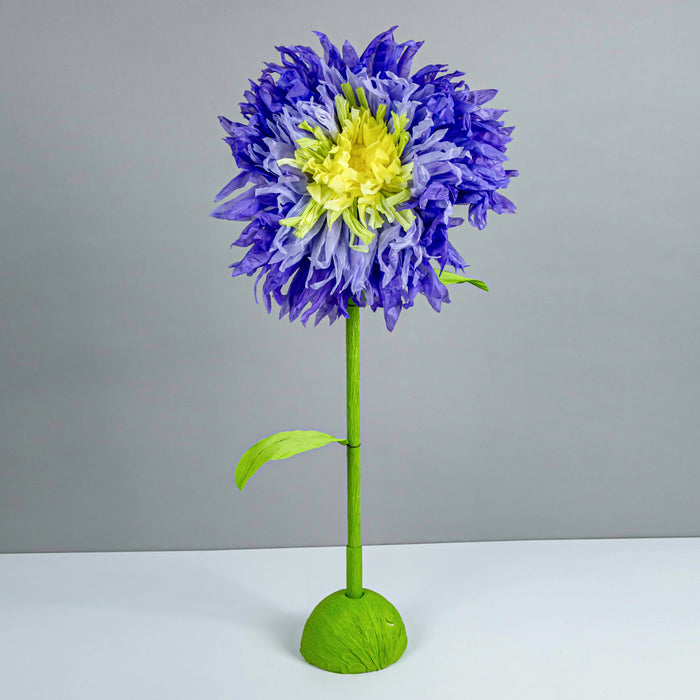 31521 (31422) - Paper Flower Dahlia Blue 47.2"
