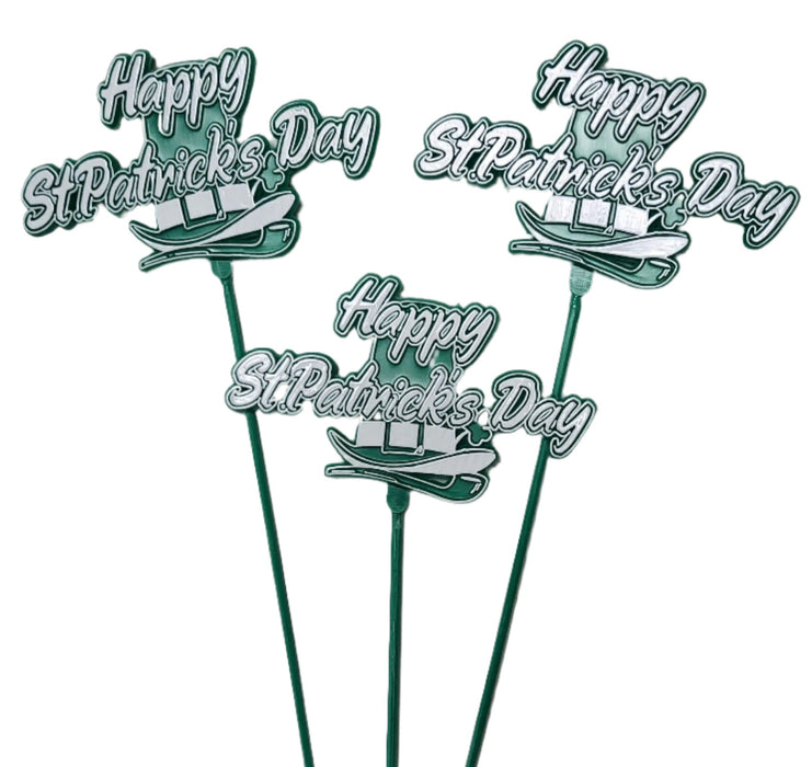3178 (17840) - St. Patrick's Day Pick 3.5" Green
