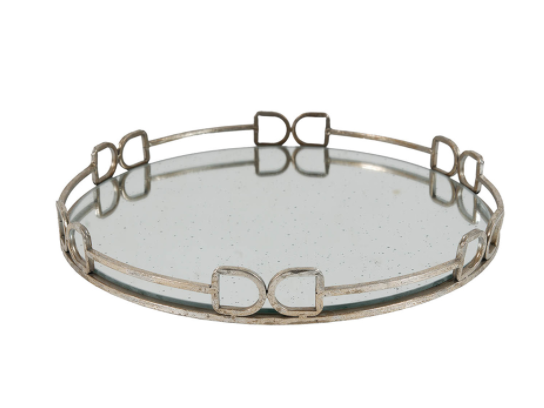 35242 (29336) - Round Mirror Tray Large 18"