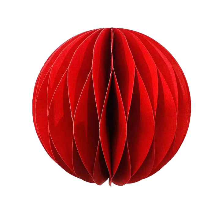 38006 (32021) - Christmas Paper Ball Red 8"