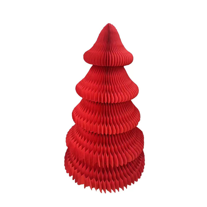 38017 (32018) - Christmas Paper Tree Red 48"