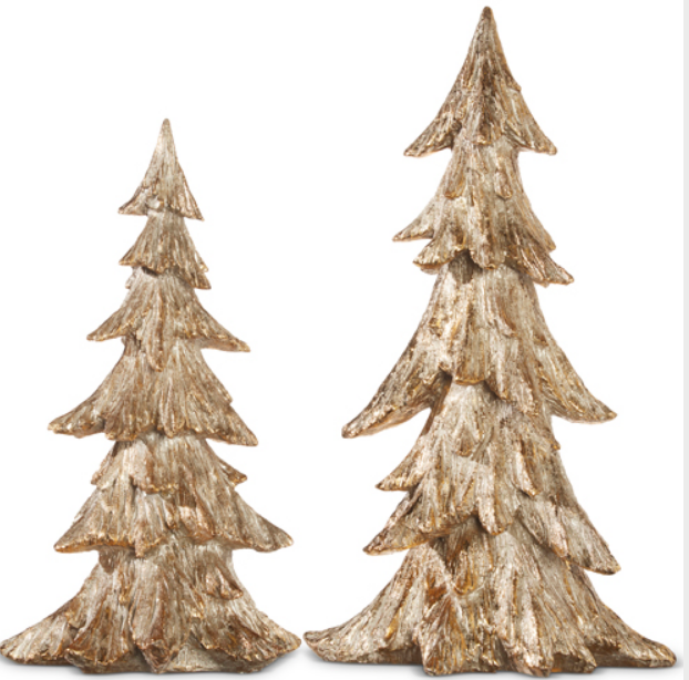 3901637+ (32060) - Gold Carved Tree 17.5" Gold Small