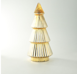 39260 (29339) - Christmas Tree Gold 14.5"x7"
