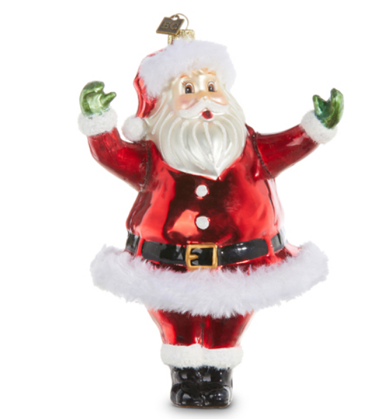 3953012 (32063) - Retro Santa Ornament 7.5"