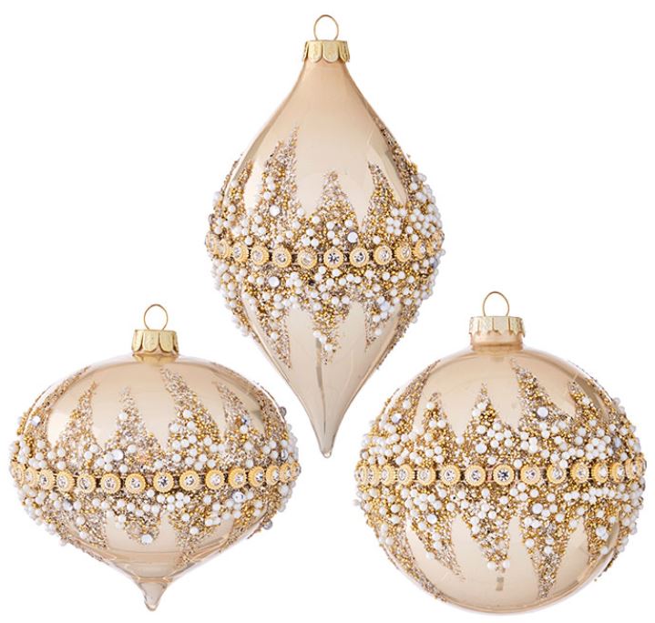 4022874 (29949) - Beaded 4" Ornament