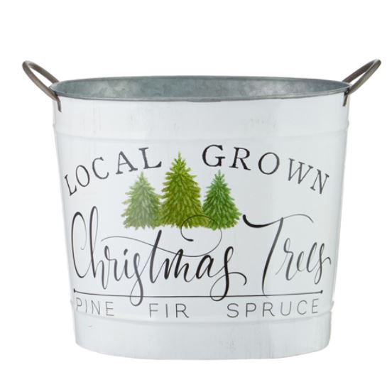 4111298 (28545) - Local Grown Christmas Bucket 14"