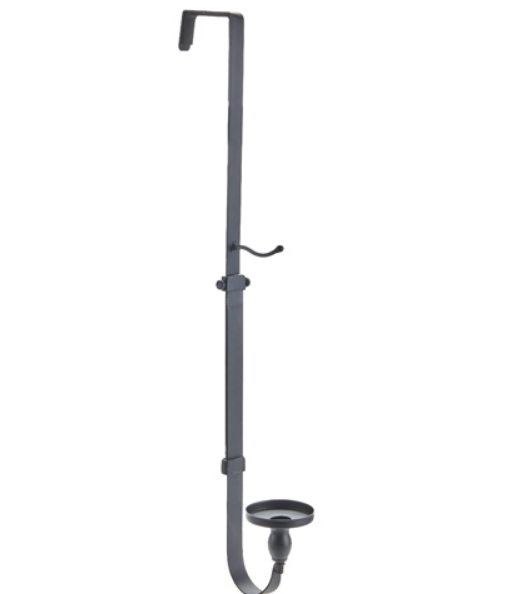 4128913 (32066) - Adjustable Over/Door Wreath Hanger W/ Candle Holder 30.5"