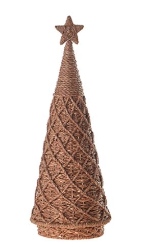 4221047 (29955) - Diamond Pattern Woven Tree 26"