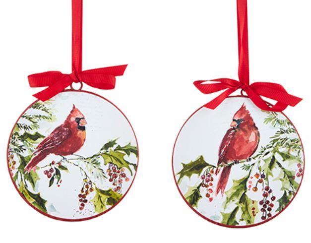 4221324 (29907) - Cardinal Disc 6" Ornament