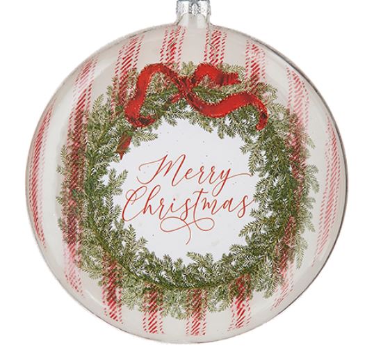 4224551 (29915) - Merry Christmas Disc 5" Ornament