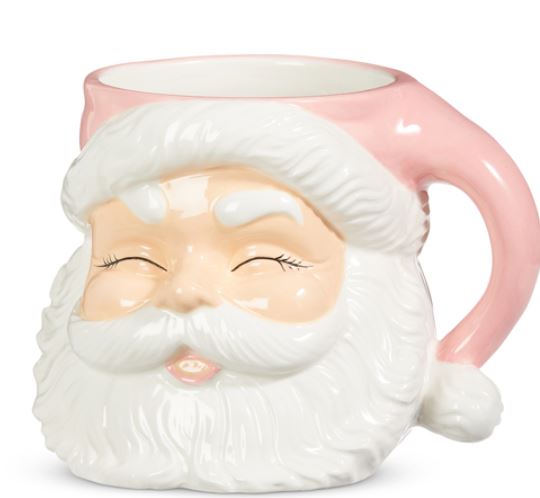 4319034 (31072) - Pink Santa Container 7.5"