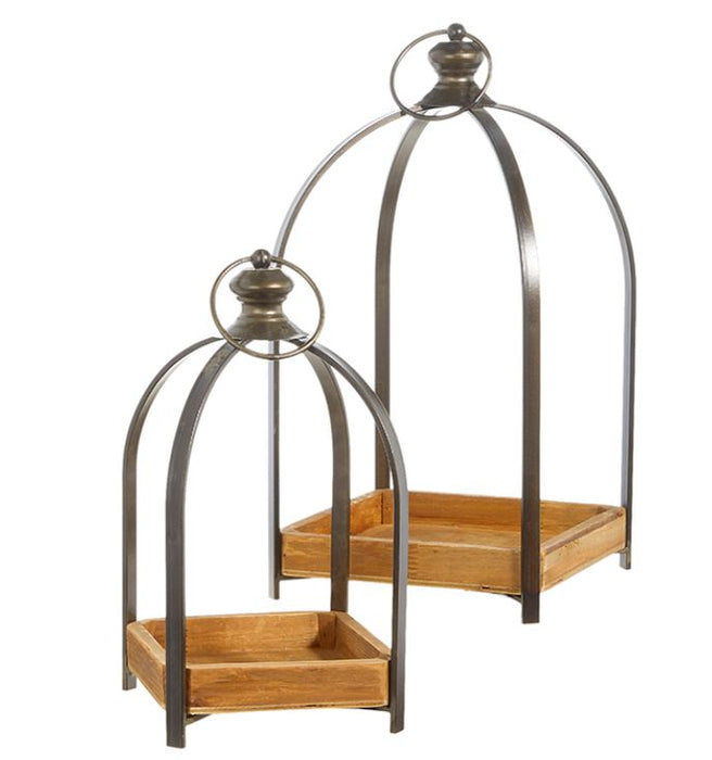 4341509+ (30683) - Open Arch Lantern 7.5"X7.5"X14"