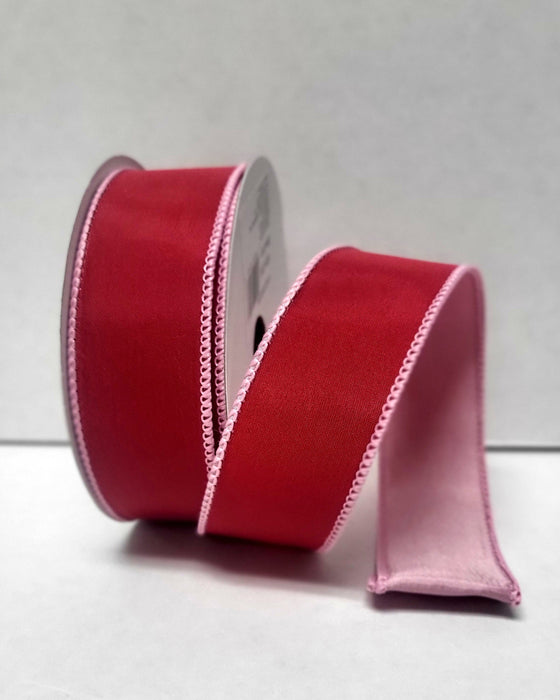 435463 (11051) - Wired Talise #9 - 1.5" x 10yd - Red/Pink