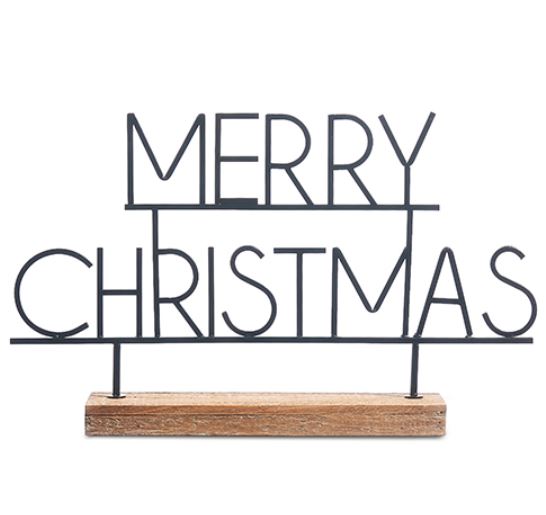 4359040 (31149) - Merry Christmas Word Art 19.25"