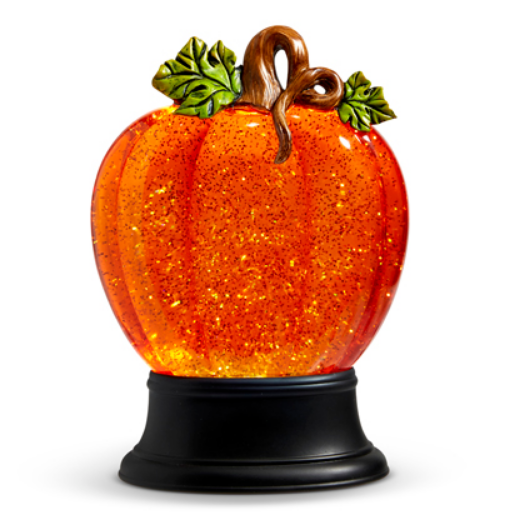 4419280 (32096) - Glitter Pumpkin Snow Globe