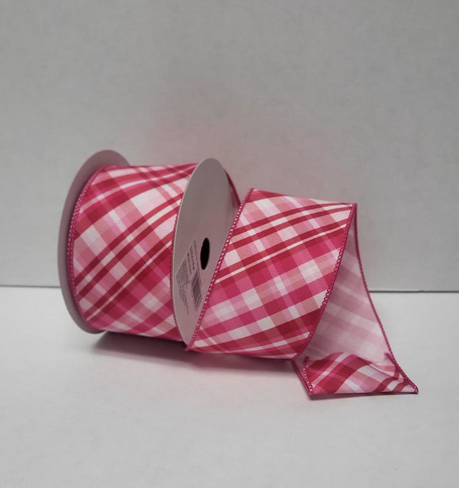 444793 (11053) - Wired Darlington #40 -2.5" x 10yd - Red/Pink/White