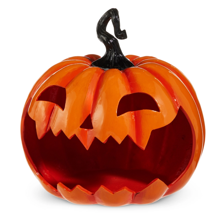 4512195 (11466) - Glass Jack-O-Lantern 14"