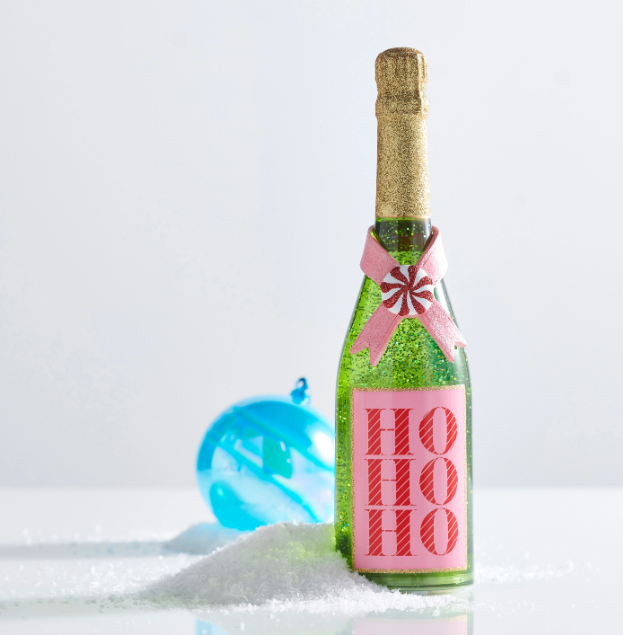 4519267 (11470) - Christmas Cheer Water Lighted Wine Bottle 12.5"