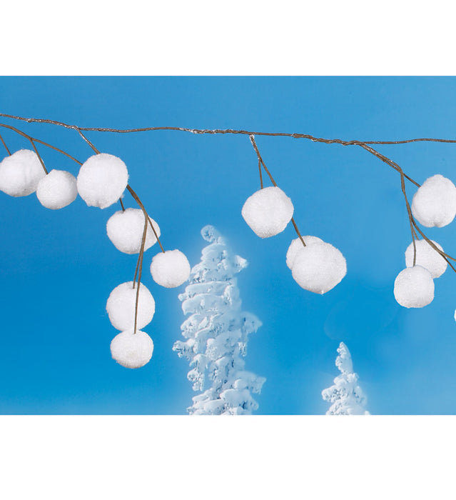 45437 (28493) - Snow Ball Garland 72"