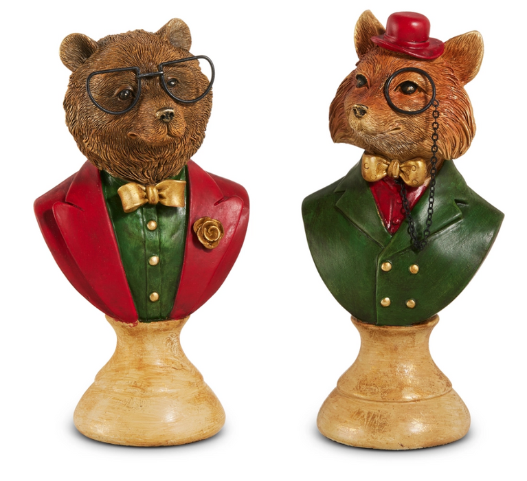 4612208 (11484) - Sophisticated Animal Bust 8" Each