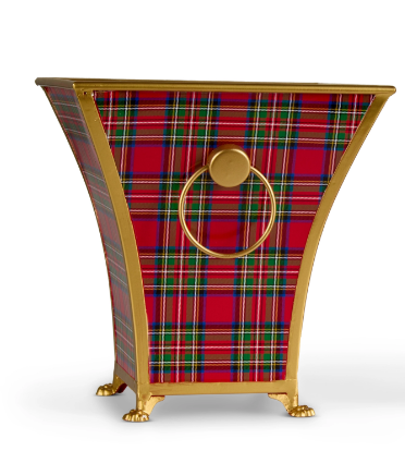 4659100+ (11511) - Plaid Cache Pots 10.5" Small