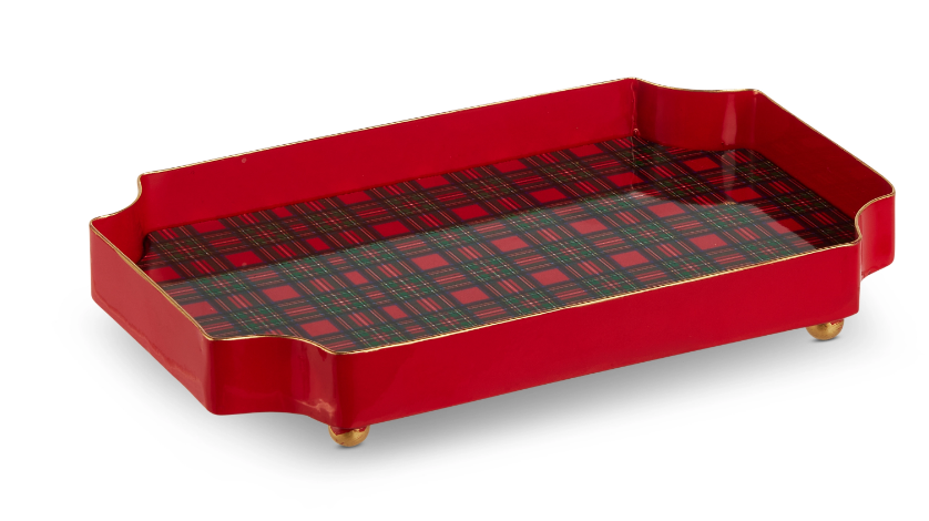 4659136 (11513) - Tartan Plaid Trinket Tray 7"