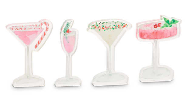 4659189 (11514) - Holiday Happy Hour Acrylic Block 6"