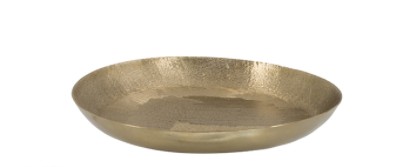 48637+ (28058) - Aluminum Bowl Gold Small 12"