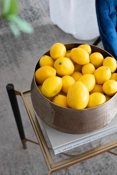 48640++ (28992) - 12" Bowls Gold Large, 12" x 7"