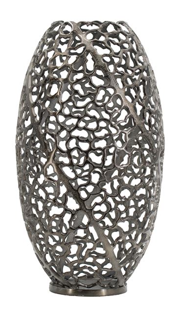 48665 (30617) - Vase Alum Art Tall Small 7.9"X14"
