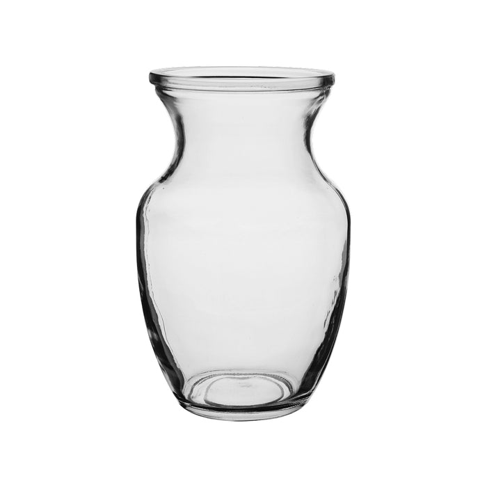 4999-12-09 (19337) - Rose Vase 8" Clear 12/Cs