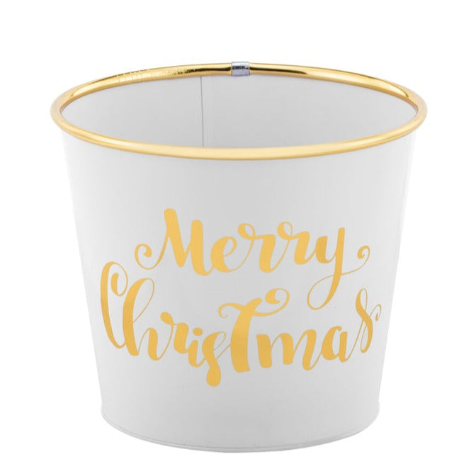 51842 (28767) - White Christmas Pot 6.5"