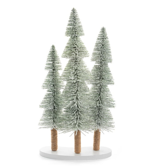 52235 (28487) - Snowy Pine Trees 16"X8.25"