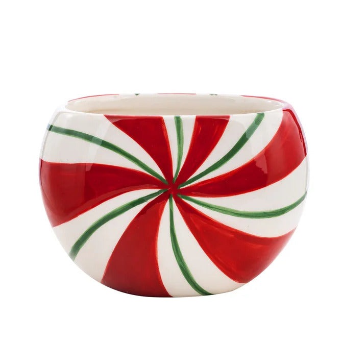 52372 (30794) - Peppermint Candy Planter 6"X4"