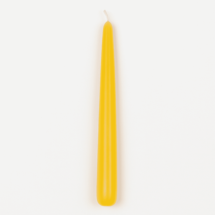 0012-PT-12-AUY (13987) - Taper Candle 12" Autumn Yellow